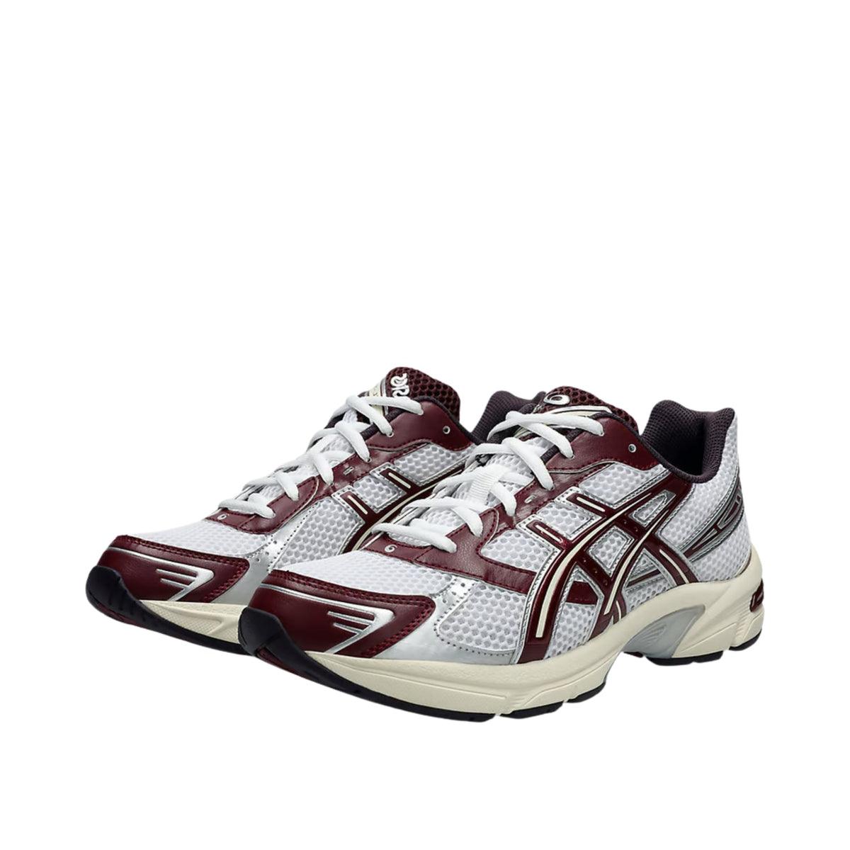 ASICS Gel-1130 White Maroon Banner