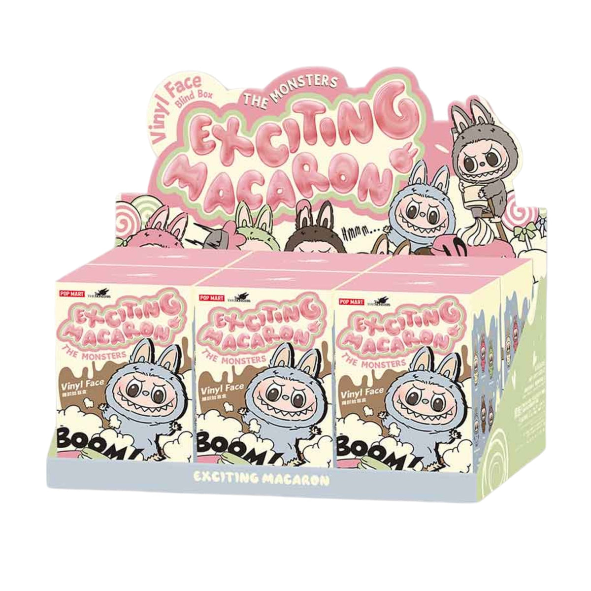 Pop Mart Labubu The Monsters - Tasty Macarons Vinyl Face Blind Box