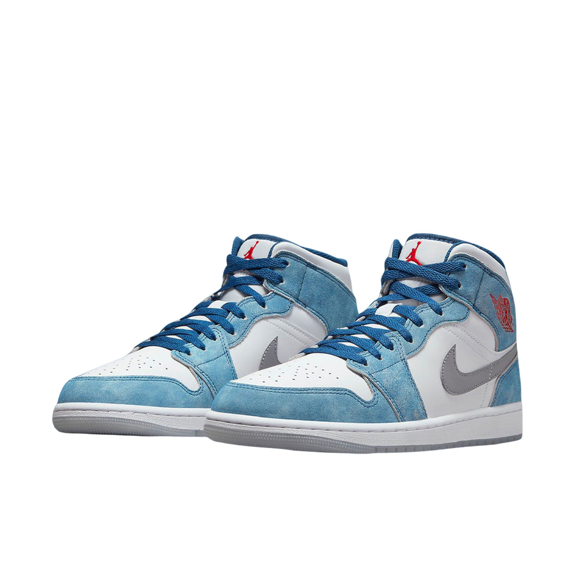 Air Jordan 1 Mid SE French Blue Light Steel (GS)
