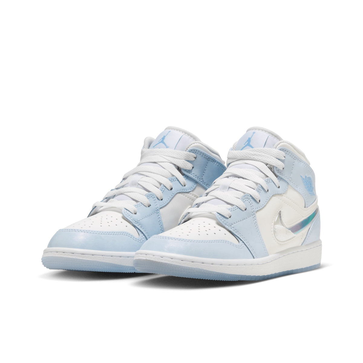 Air Jordan 1 Mid SE Glitter Swoosh (GS)