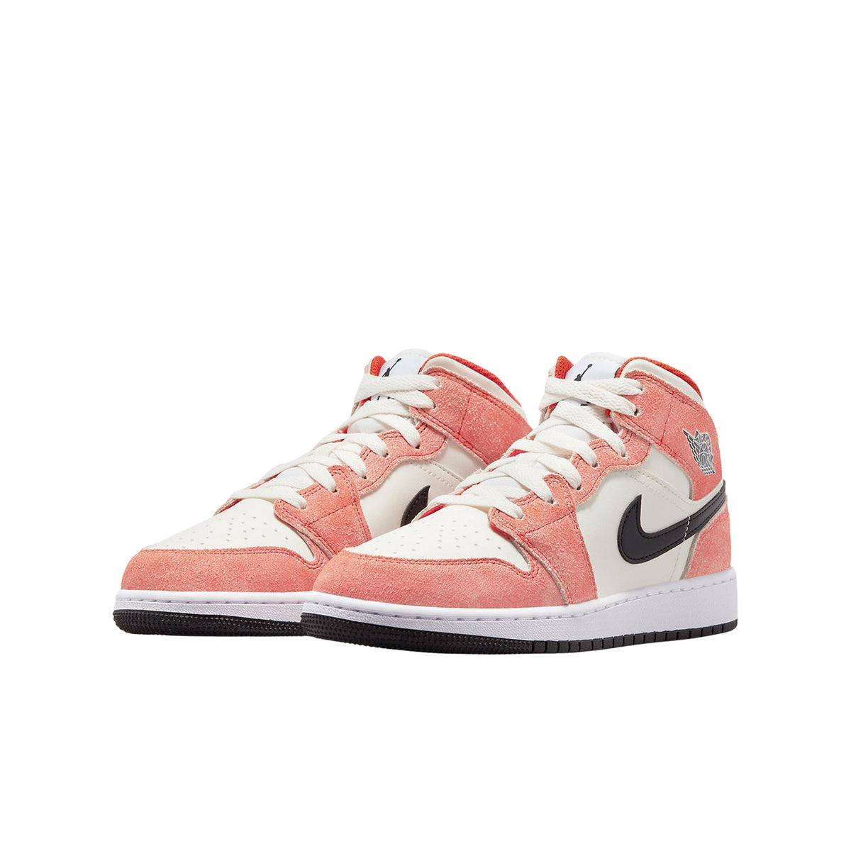 Air Jordan 1 Mid SE Orange Suede (GS)