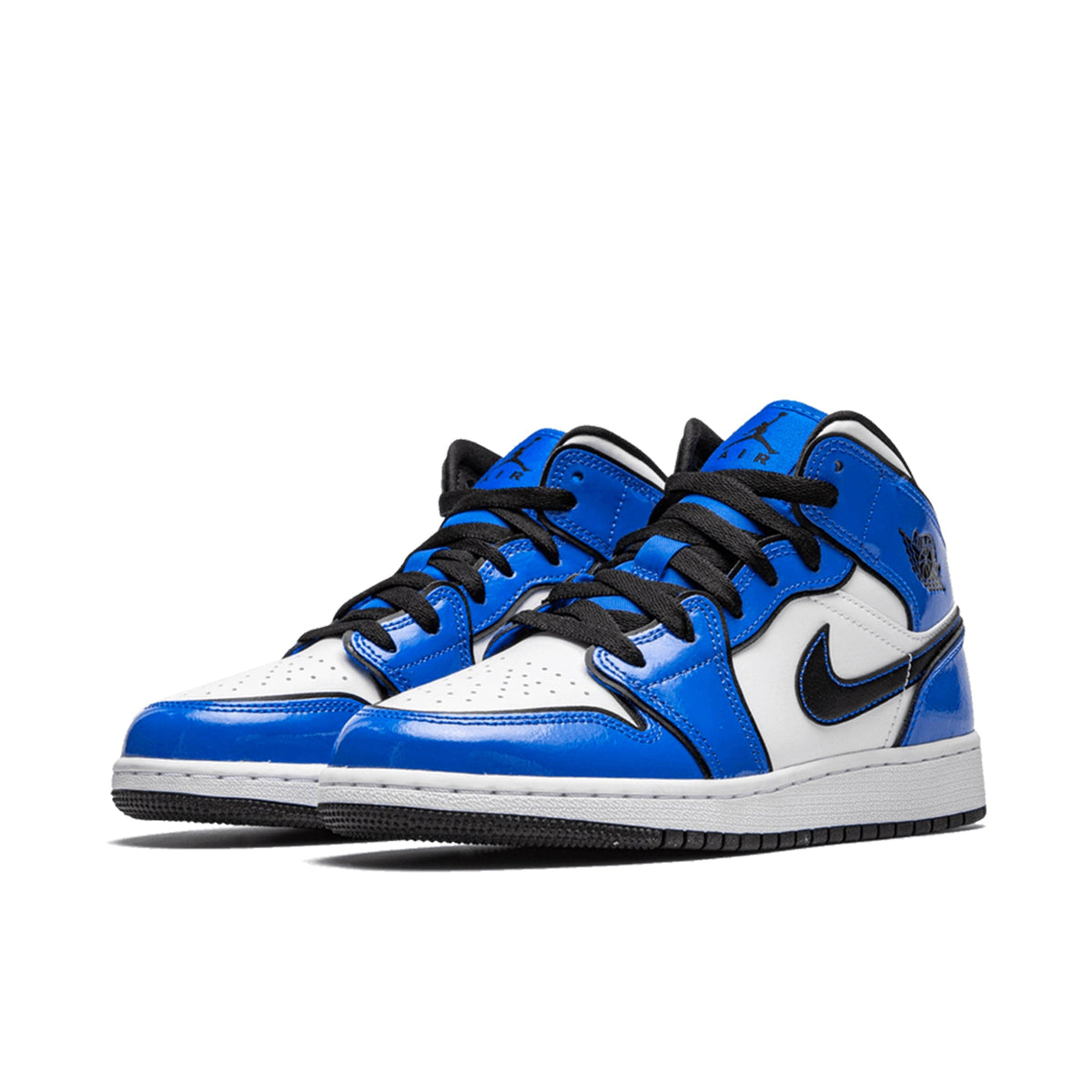 Air Jordan 1 Mid Signal Blue (GS)