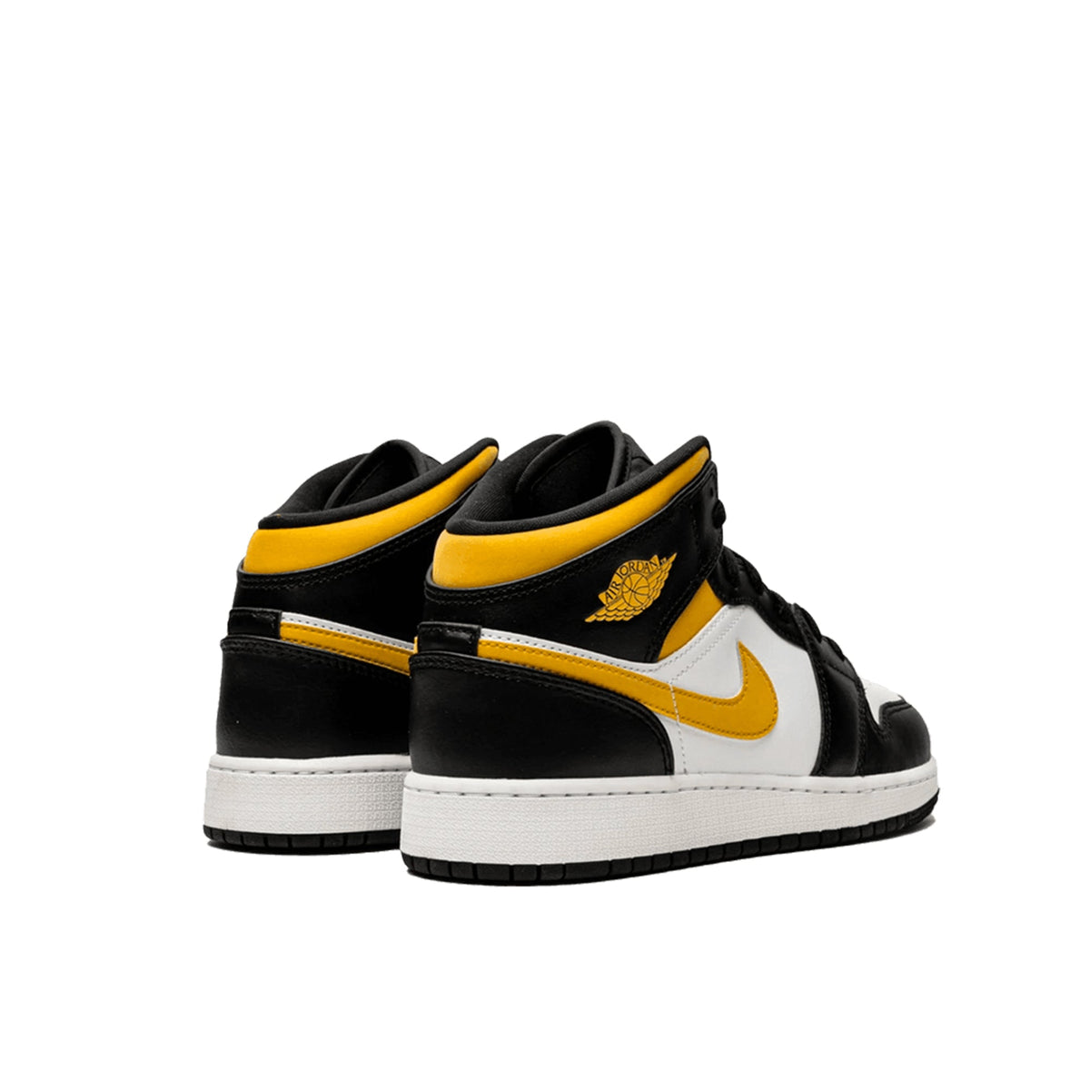 Air Jordan 1 Mid White Pollen Black (GS)