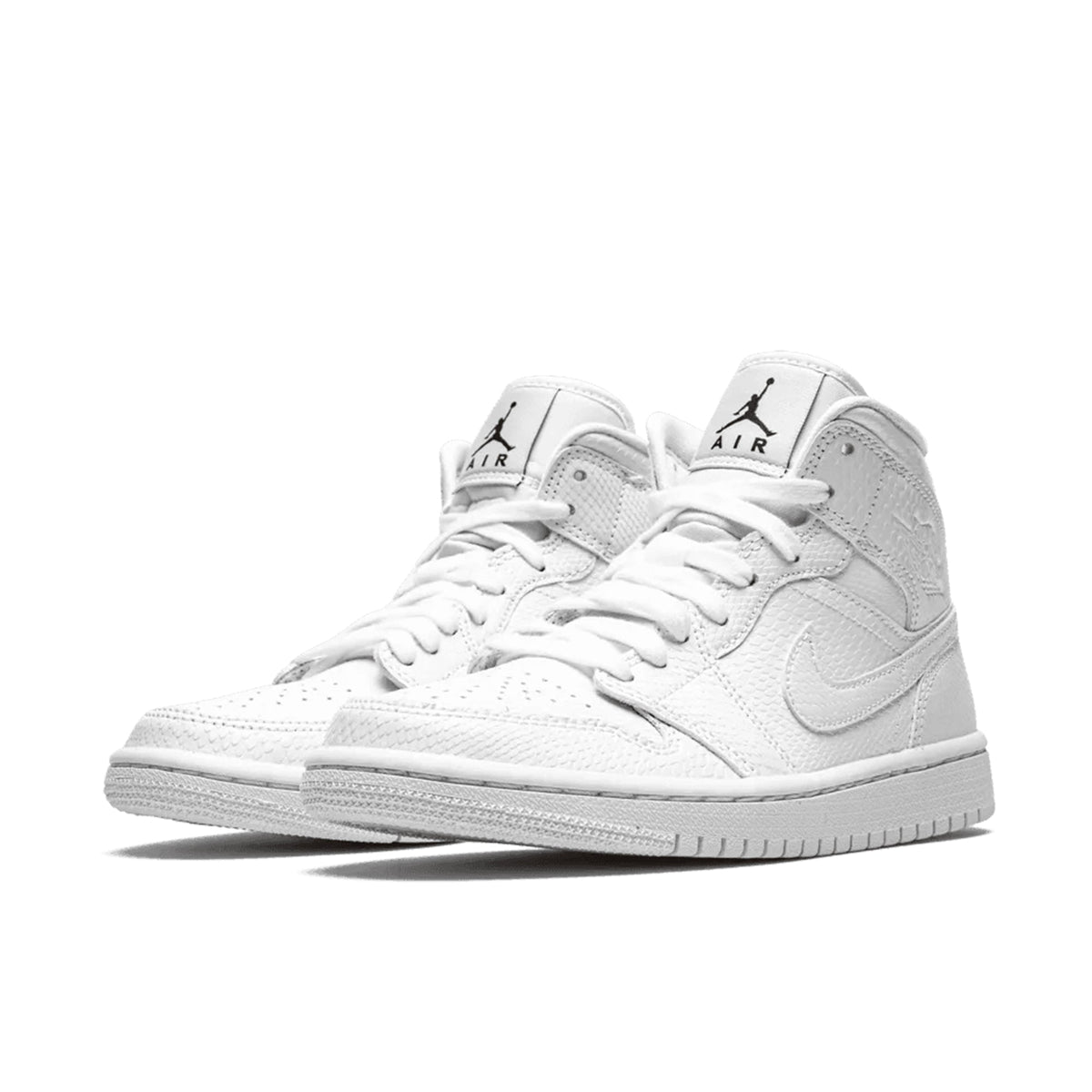 Air Jordan 1 Mid White Snakeskin (W)