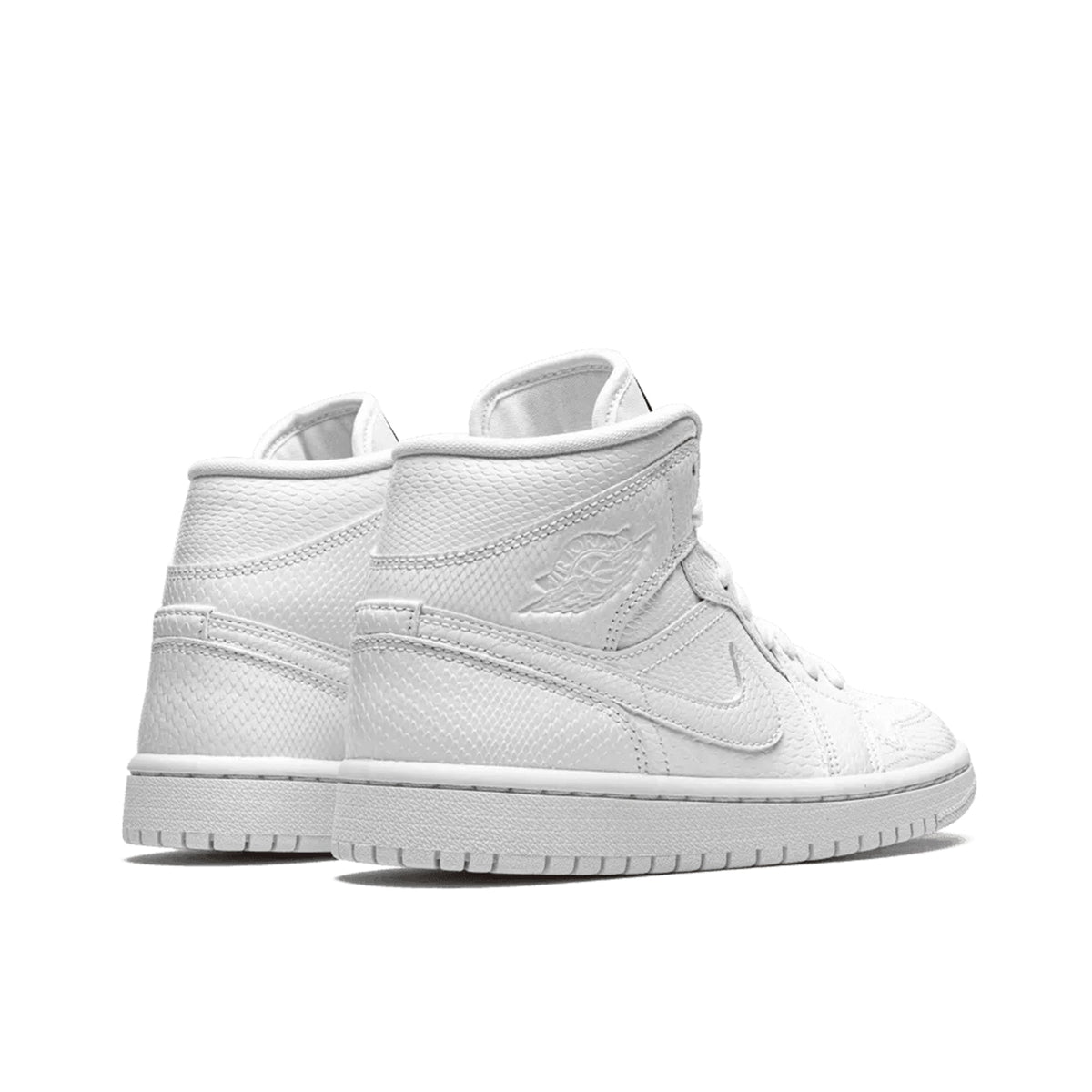 Air Jordan 1 Mid White Snakeskin (W)