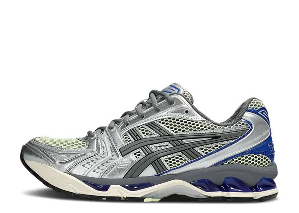 Asics Gel-Kayano 14 Soft Yellow Asics Blue