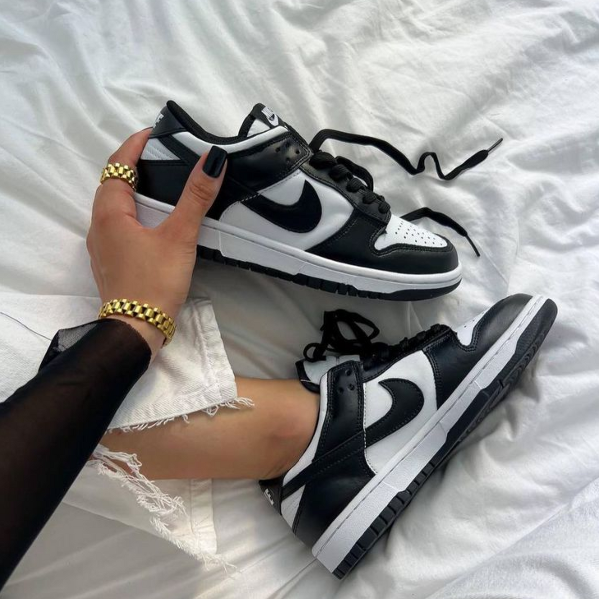 Nike Dunk Low Black White (GS)