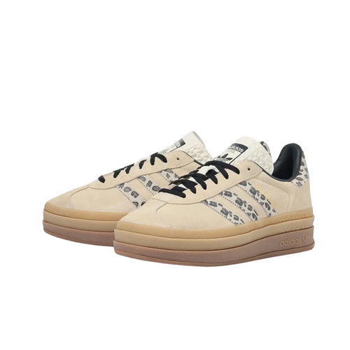 Adidas Gazelle Bold Cream Black Leopard