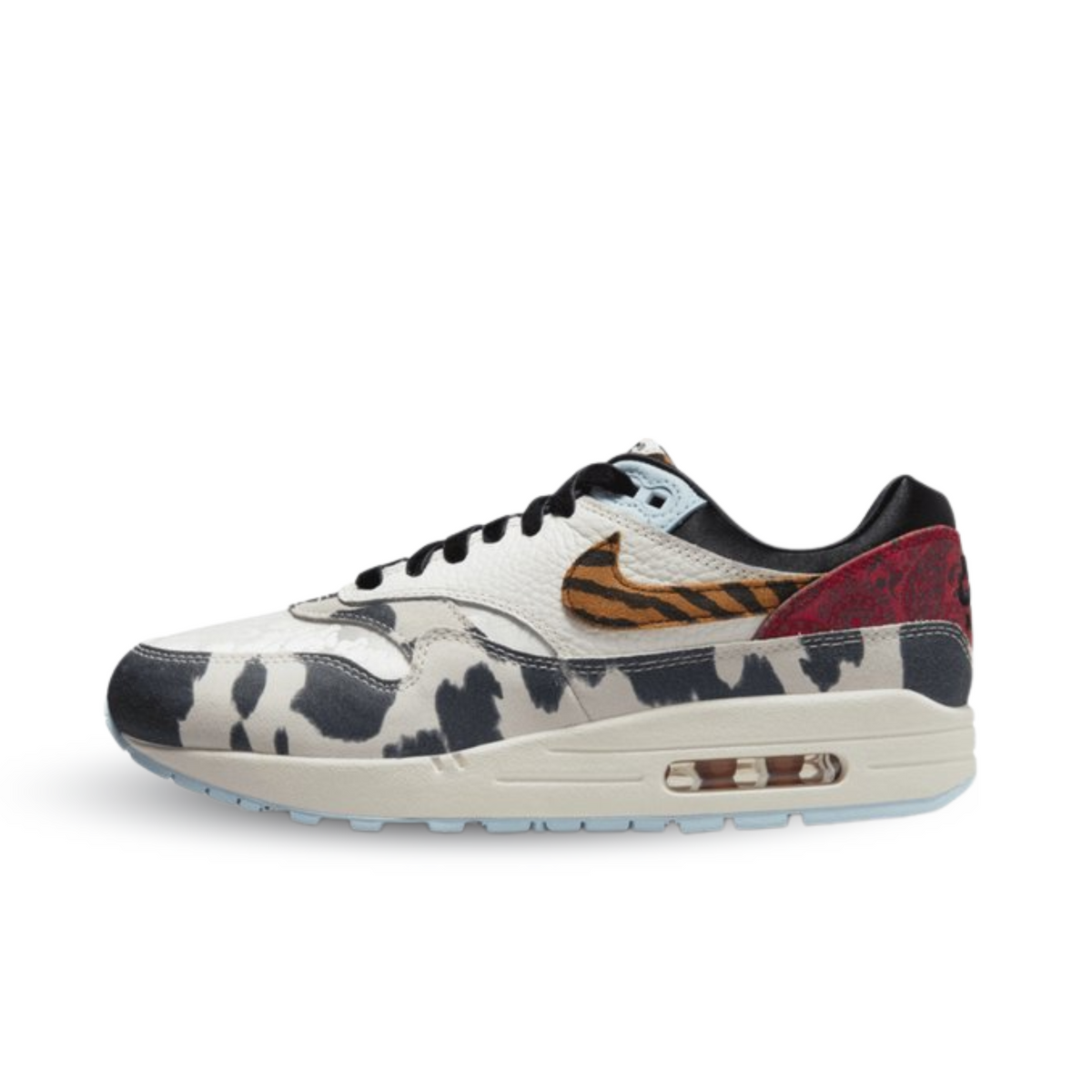 Nike Air Max 1 '87 Tiger Swoosh Cow Print