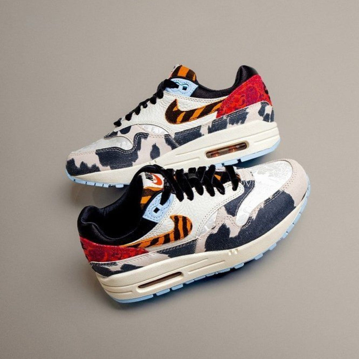 Nike Air Max 1 '87 Tiger Swoosh Cow Print