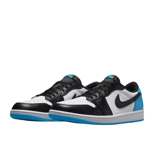 Air Jordan 1 Low Black Dark Powder Blue (W)